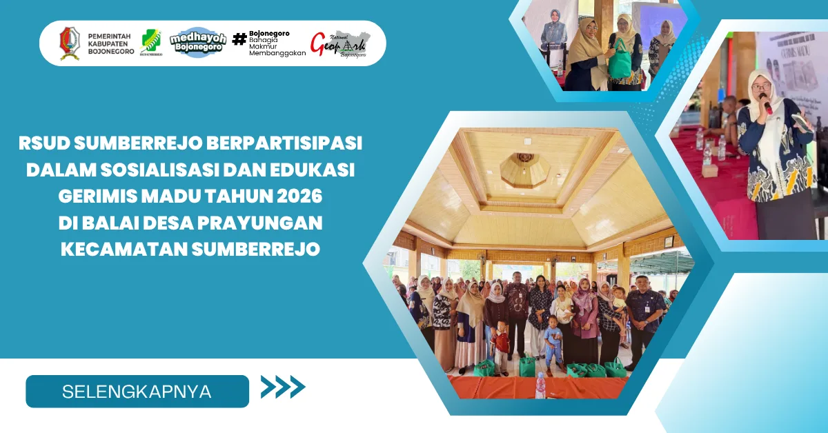 RSUD Sumberrejo Berpartisipasi dalam Sosialisasi dan Edukasi GERIMIS MADU Tahun 2026