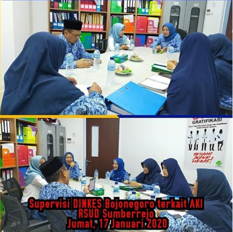 Supervisi DINKES Bojonegoro Terkait AKI RSUD Sumberrejo