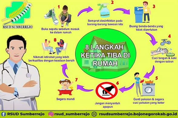 8 LANGKAH KETIKA TIBA DI RUMAH