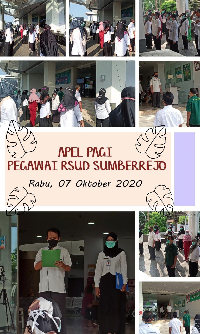 Kegiatan Rutin APEL PAGI RSUD Sumberrejo