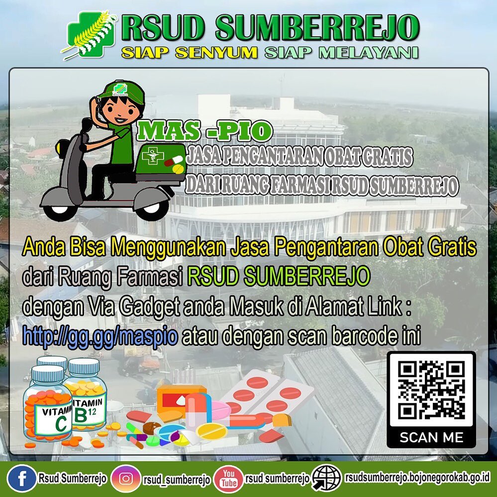 Mas mas bisa antar Obat ke rumah lo. Siapakah dia?