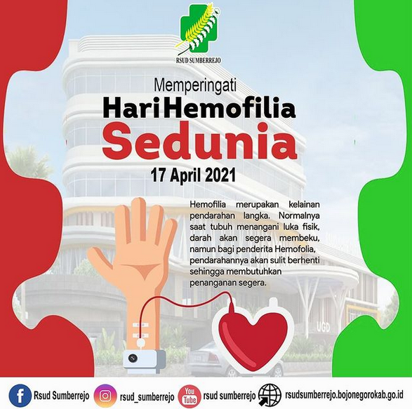 Selamat Hari Hemofilia Sedunia
