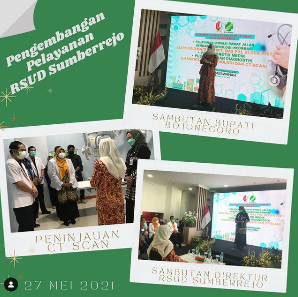 Launcing Layanan CT-Scan 16 Slice Oleh Ibu BUPATI BOJONEGORO