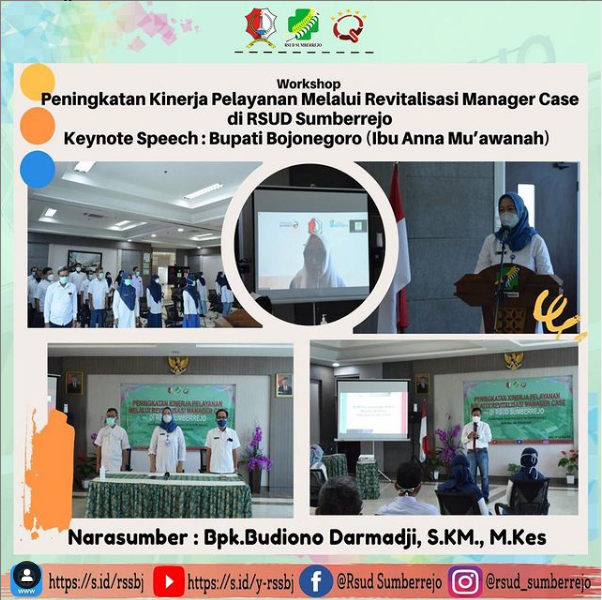 Workshop Peningkatan Kinerja Pelayanan Melalui Revitalisasi Manager Case di RSUD Sumberrejo