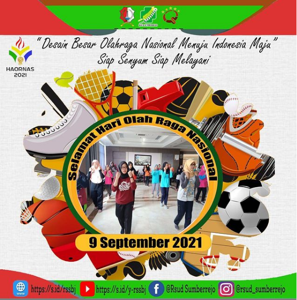 Selamat Hari Olahraga Nasional Tahun 2021