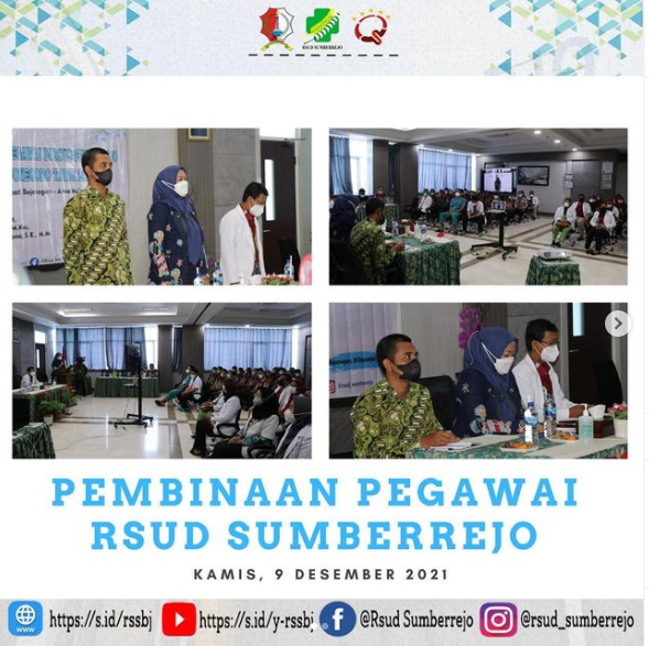Kegiatan Pembinaan Pegawai RSUD Sumberrejo dibuka Oleh Ibu Bupati Bojonegoro