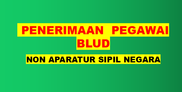 PENERIMAAN PEGAWAI BLUD NON APARATUR SIPIL NEGARA