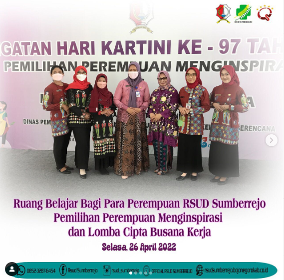 Peringatan Hari Kartini ke 97 di Lingkung Pemerintah Kabupaten Bojonegoro