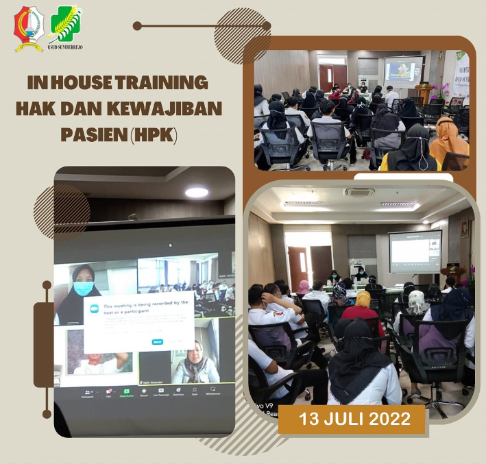 In House Tarining Hak dan Kewajiban Pasien di Rumah Sakit