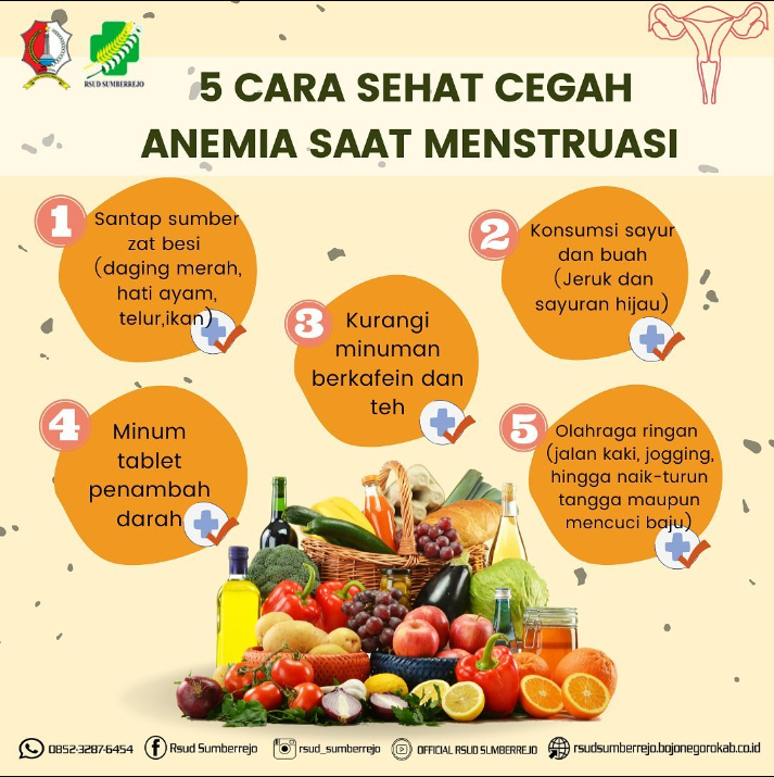 Pernahkah merasa pusing saat haid?? Awasss bisa jadi itu pertanda anemia
