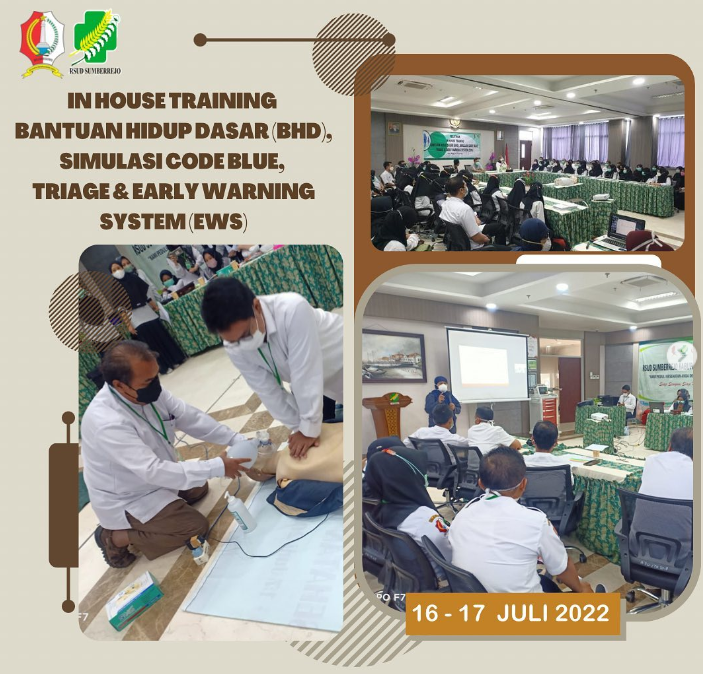 In House Training BHD, EWS, Simulasi Code Blue dan Triage