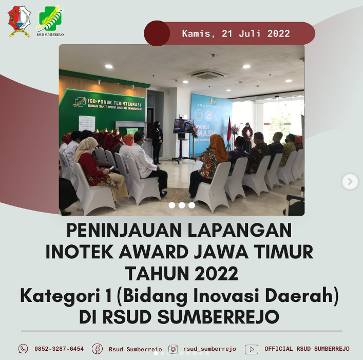 Penilaian Lapangan Inotek Award Jawa Timur Tahun 2022