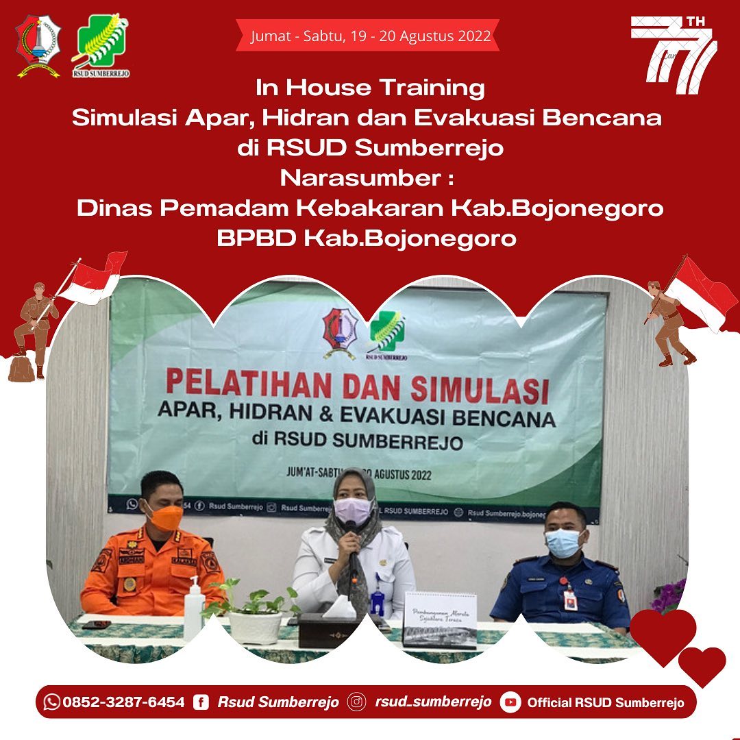 In House Training Simulasi Apar,Hidran & Evakuasi Bencana