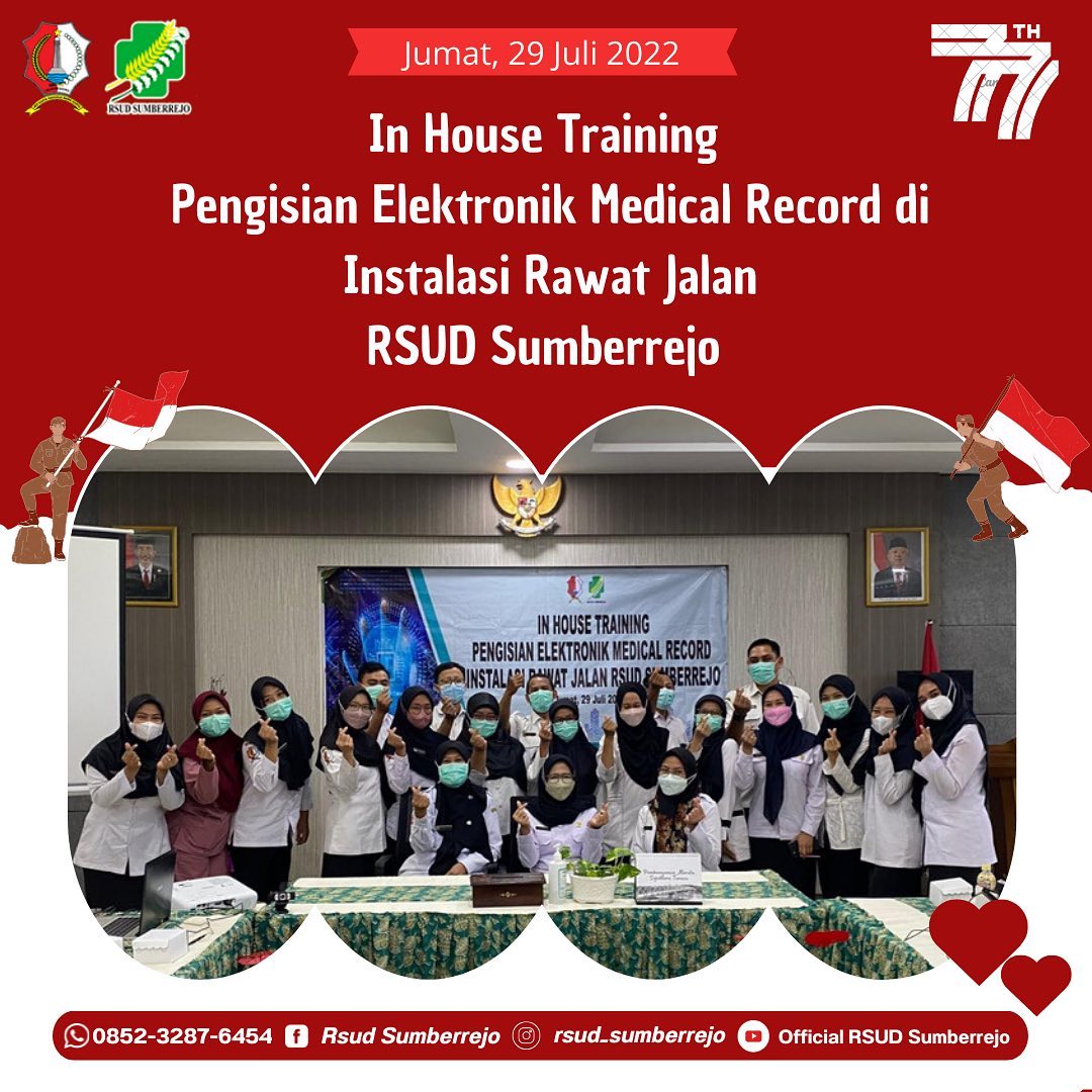 In House Training Elektronik Medical Record di Instalasi Rawat Jalan RSUD Sumberrejo