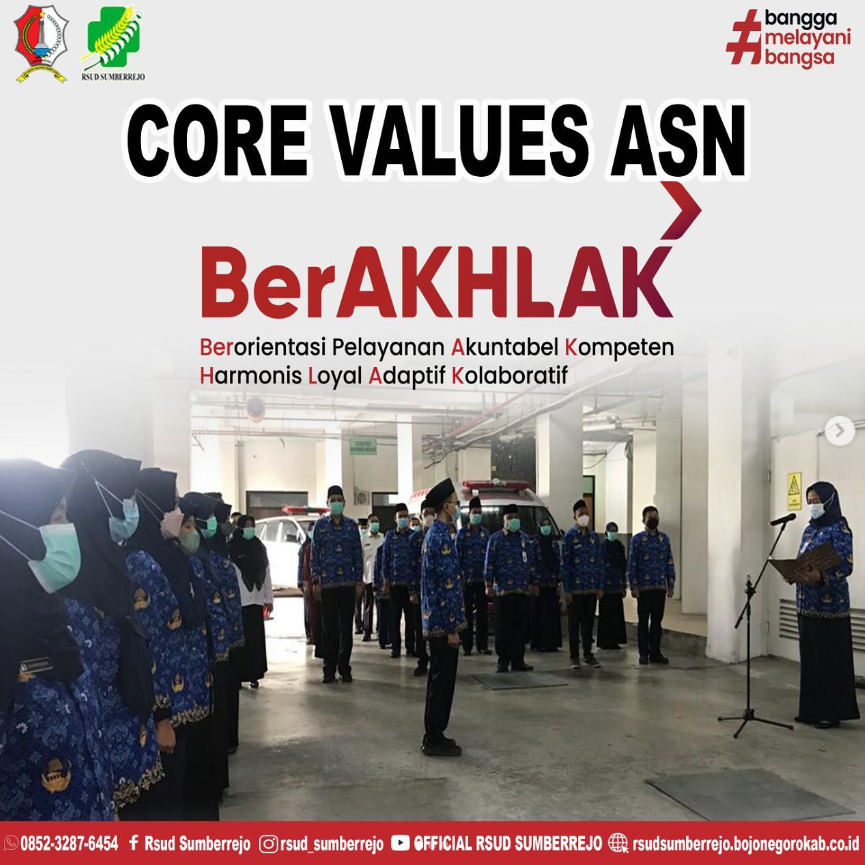 Core Values ASN BerAKHLAK