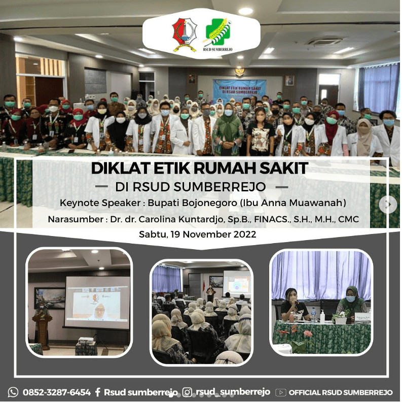 Diklat Etik Rumah Sakit dan Pembinaan Kepegawaian di RSUD Sumberrejo