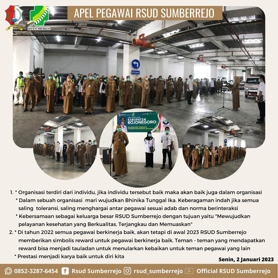 Mengawali Aktifitas di tahun 2023 | Apel Pagi