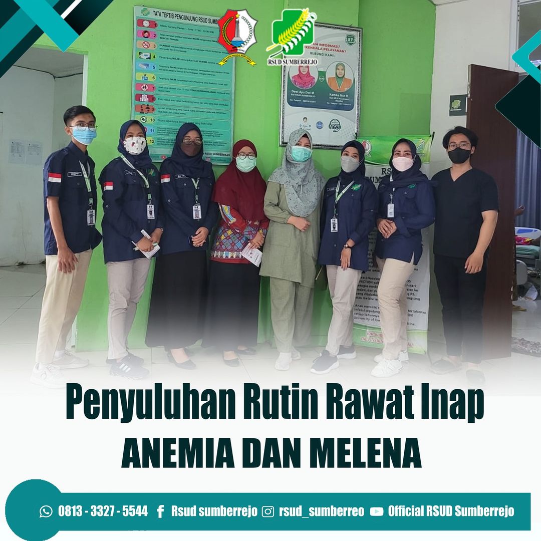Penyuluhan Rutin Rawat Inap Anemia dan Melena