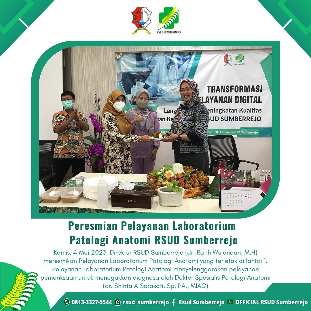 Peresmian Pelayanan Laboratorium Patologi Anatomi RSUD Sumberrejo