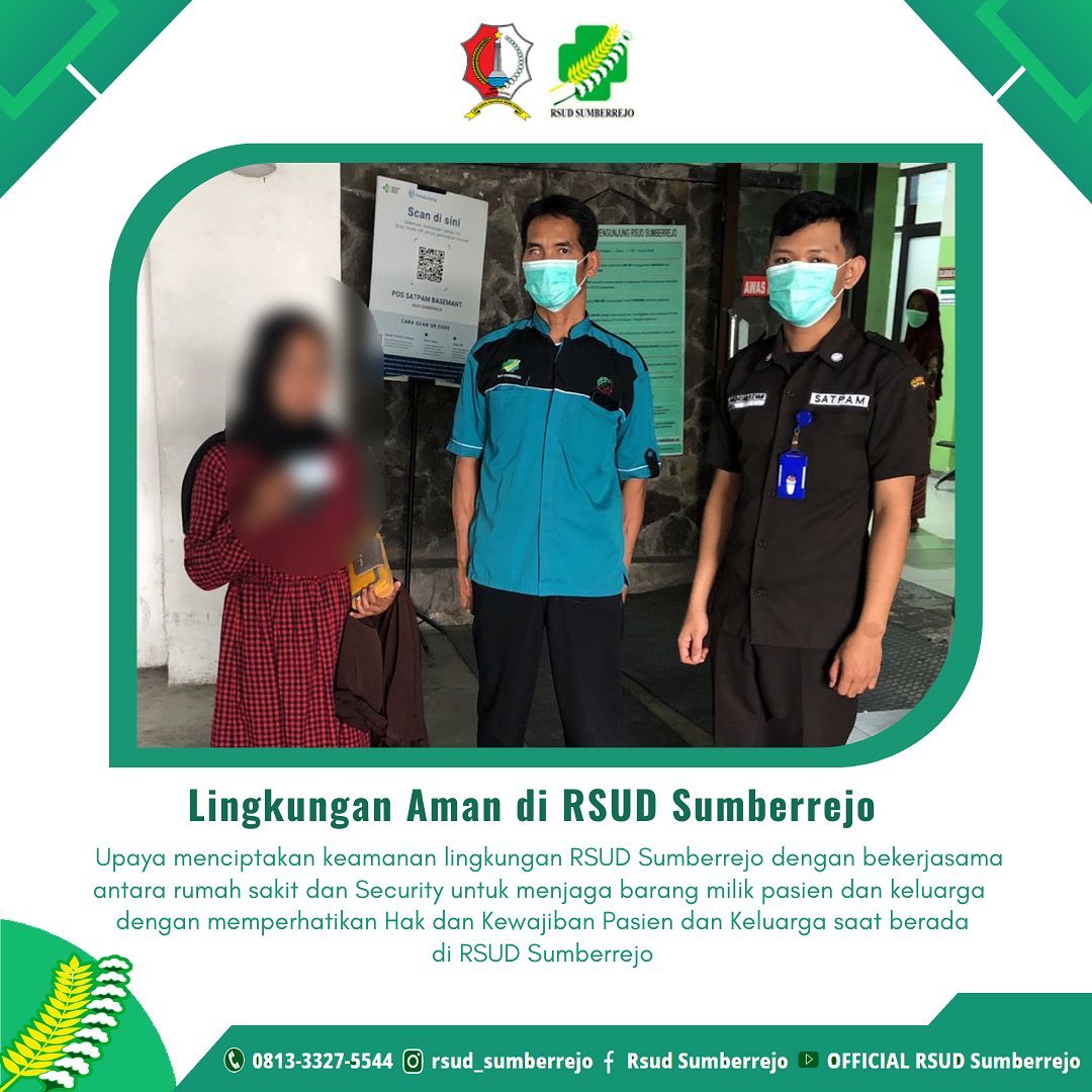 Penerapan Lingkungan Aman di RSUD Sumberrejo
