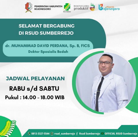 Selamat Bergabung dr. Muhammad David Perdana, Sp.B, FICS