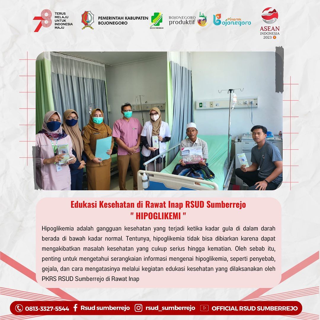 Edukasi Kesehatan di Rawat Inap RSUD Sumberrejo 18-08-2023