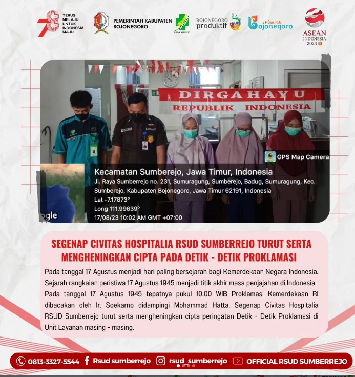 Detik - Detik Proklamasi menjadi moment yang sangat sakral dalam Upacara Peringatan HUT RI ke 78