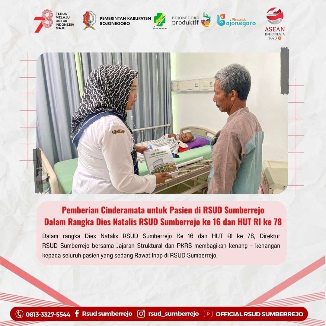 Peringatan Dies Natalis RSUD Sumberrejo ke 16 dan HUT RI ke 78