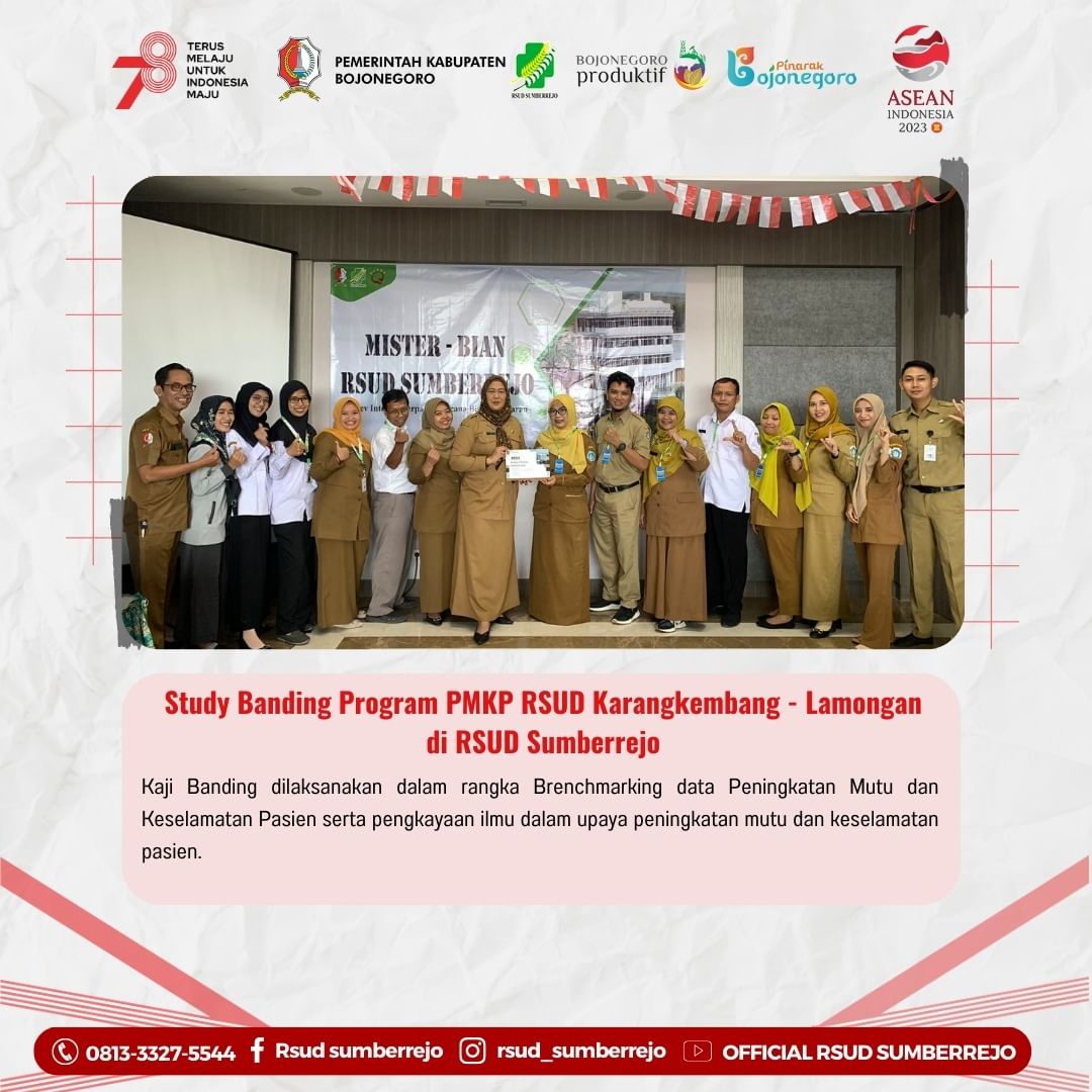 RSUD Sumberrejo menerima Study Banding dari RSUD Karangkembang-Lamongan