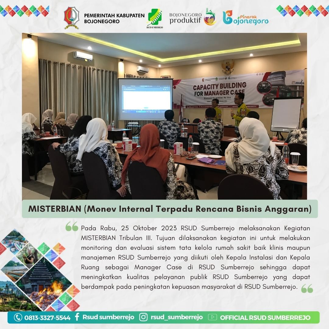MISTERBIAN (Monev Internal Terpadu Rencana Bisnis Anggaran) Tribulan III