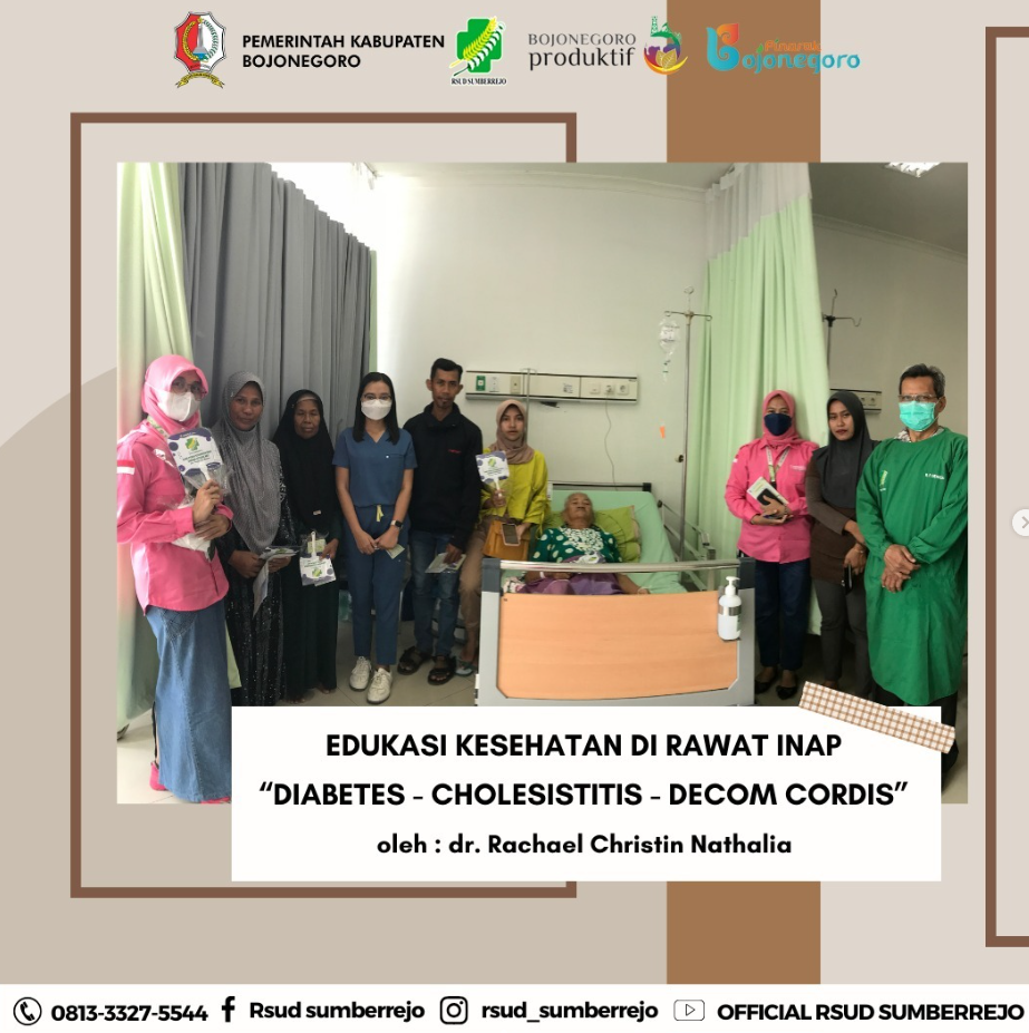 Edukasi Kesehatan di Rawat Inap dengan tema