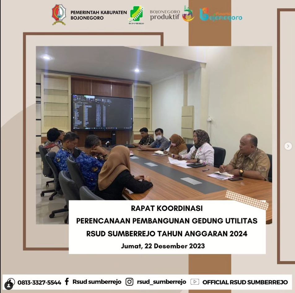 Rapat Koordinasi Perencanaan Pembangunan Gedung Utilitas