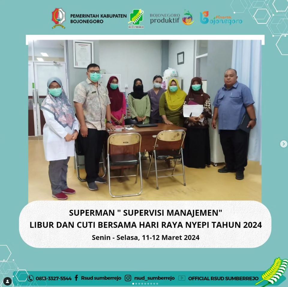 Supervisi Manajemen Libur Dan Cuti Bersama Hari Raya Nyepi Tahun 2024