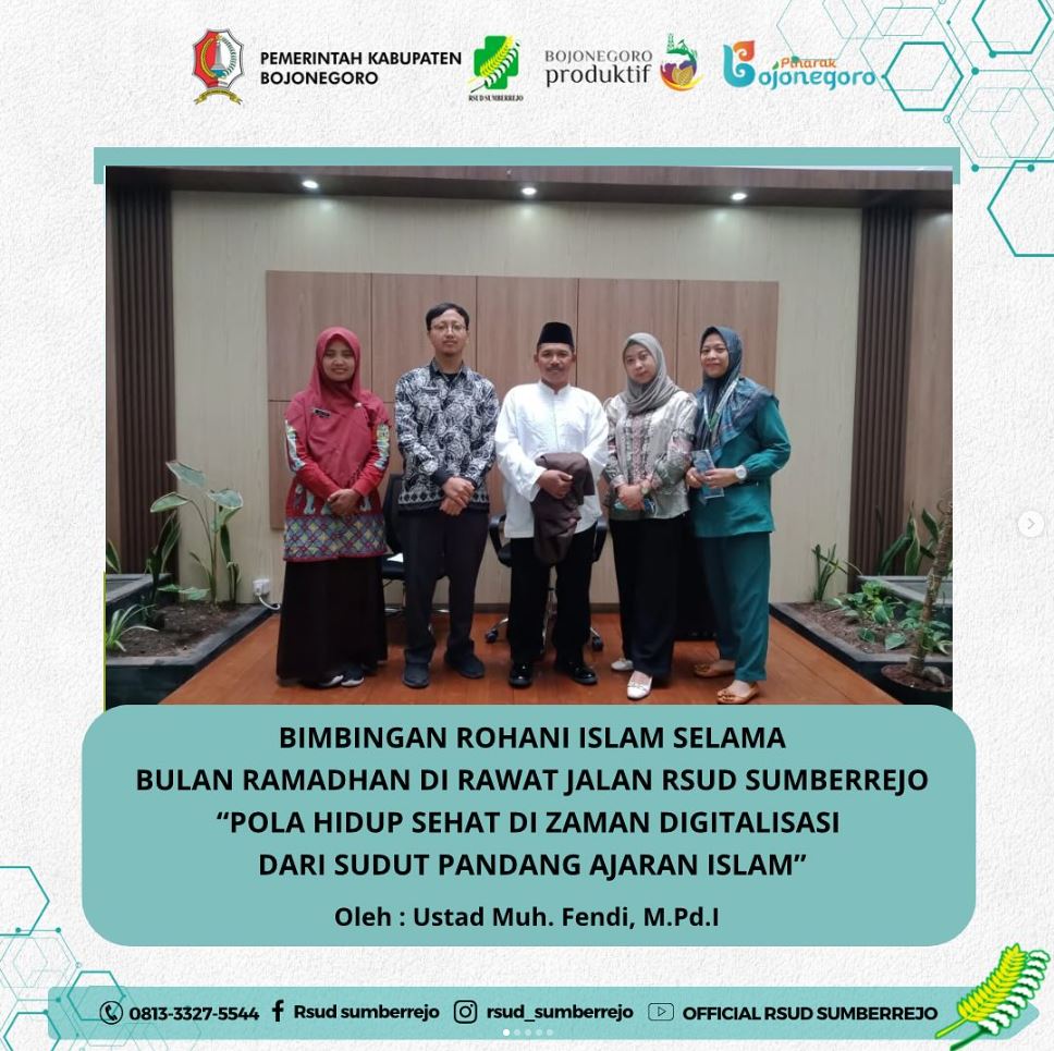 imbingan Rohani Islam selama Bulan Ramadhan di Rawat jalan RSUD Sumberrejo - 20 Mare 2024