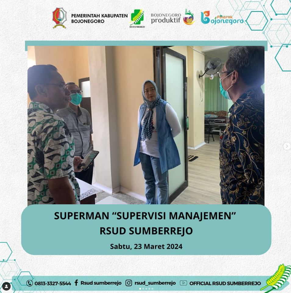 SUPERMAN “Supervisi Manajemen” yang dilaksanakan pasca keadaan darurat bencana gempa bumi