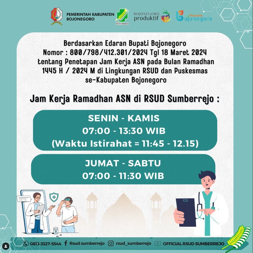 Edaran Bupati Bojonegoro Nomor : 800/798/412.301/2024 Tgl 18 Maret 2024