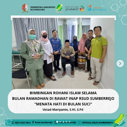 Bimbingan Rohani Islam selama Bulan Ramadhan di Rawat INAP RSUD Sumberrejo - 26.03.2024