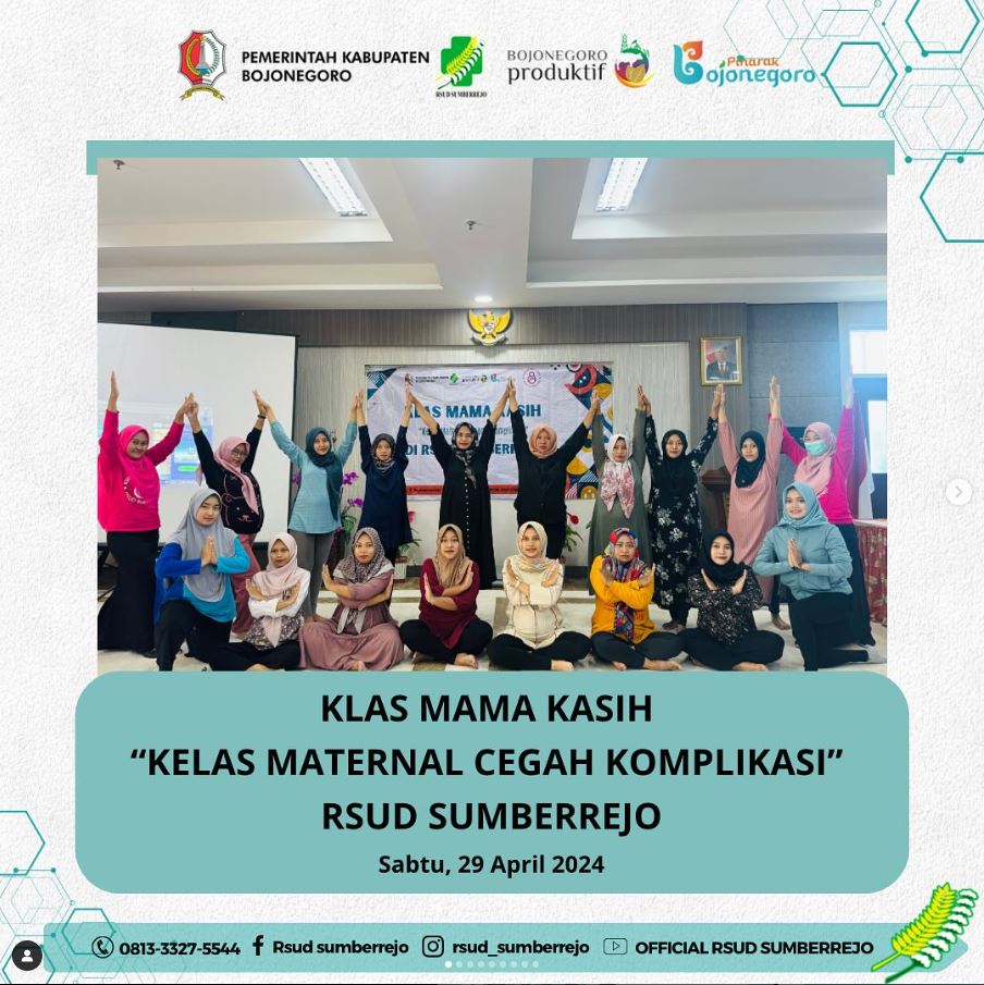 Klas Mama Kasih “Kelas Maternal Cegah Komplikasi” RSUD Sumberrejo