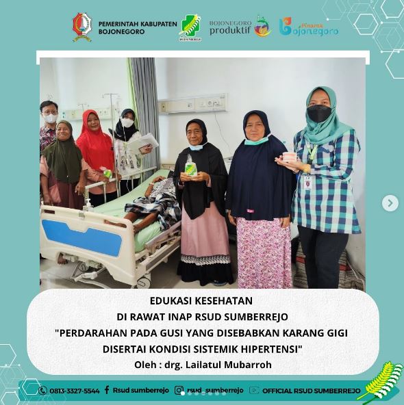 Edukasi Kesehatan di Rawat Inap oleh drg. Lailatul Mubarroh