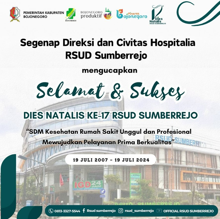 Selamat Ulang Tahun RSUD Sumberrejo yang ke-17