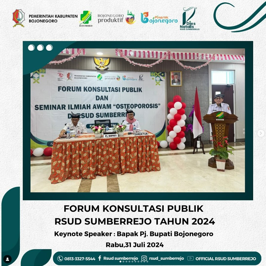Forum Konsultasi Publik RSUD Sumberrejo Tahun 2024