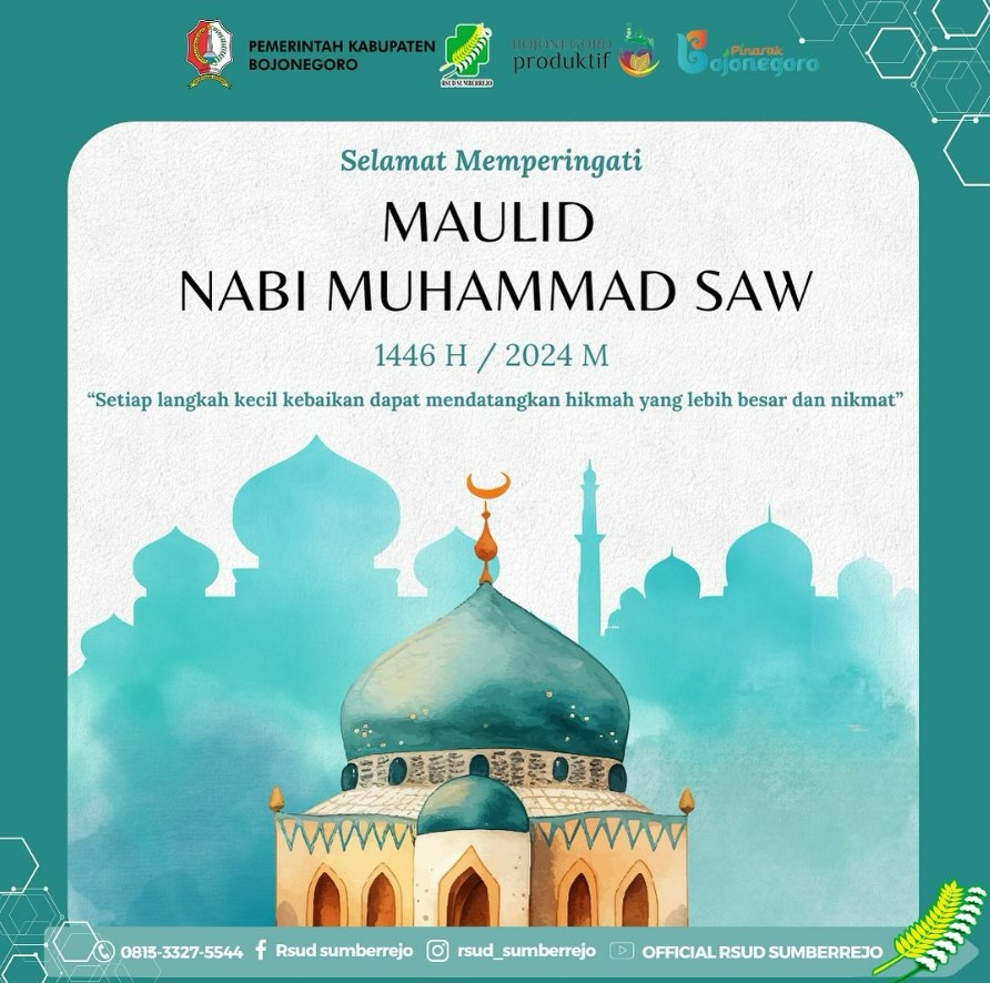 Selamat memperingati Maulid Nabi Muhammad SAW 1446 H.