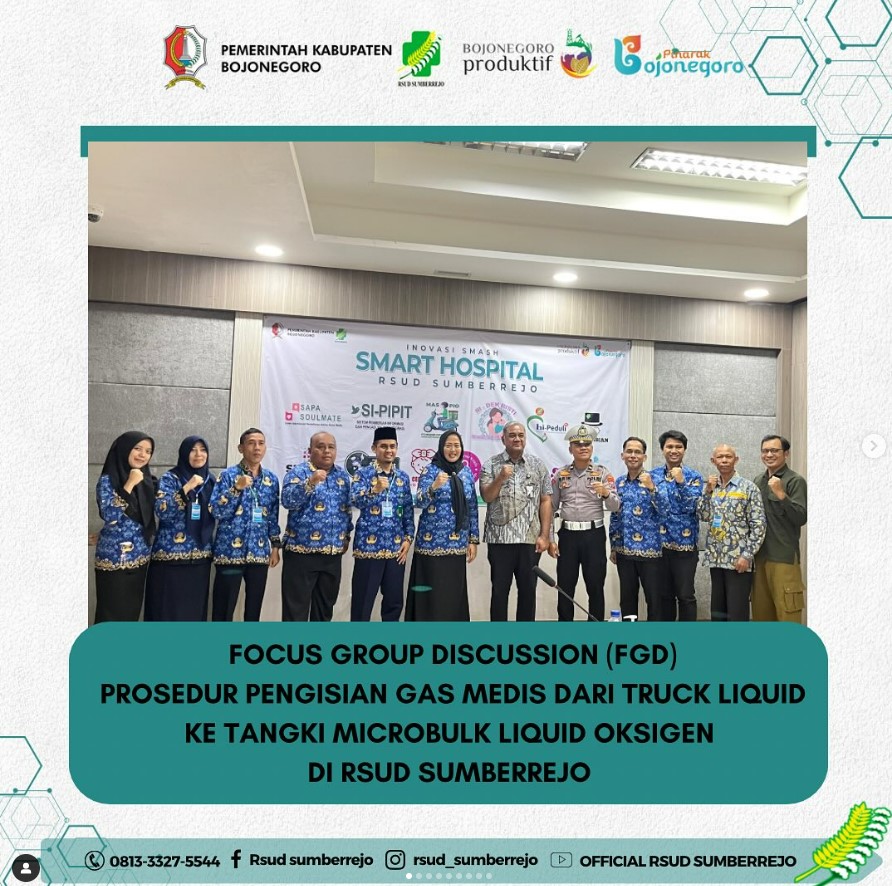 FGD dilakukan dalam upaya meningkatkan pelayanan gas medis di rumah sakit