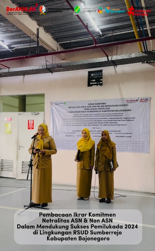 Ikrar Komitmen Netralitas ASN & Non ASN Dalam Mendukung Sukses Pemilukada 2024