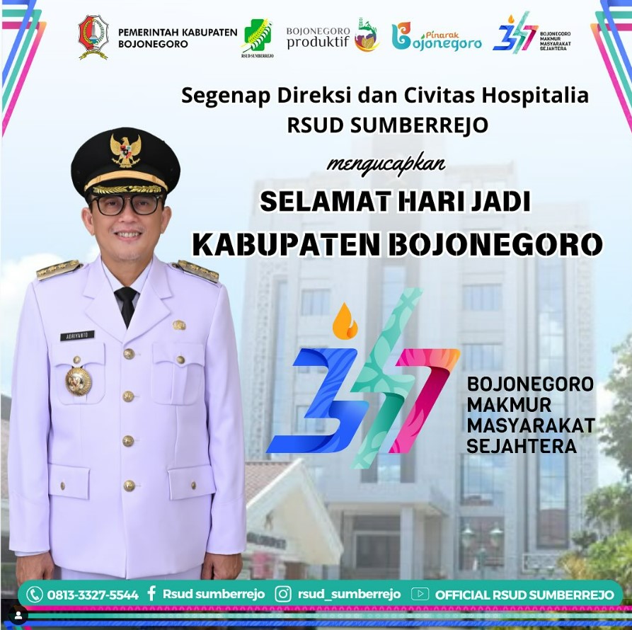 Selamat Hari Jadi Bojonegoro ke 347 Bojonegoro Makmur Masyarakat Sejahtera
