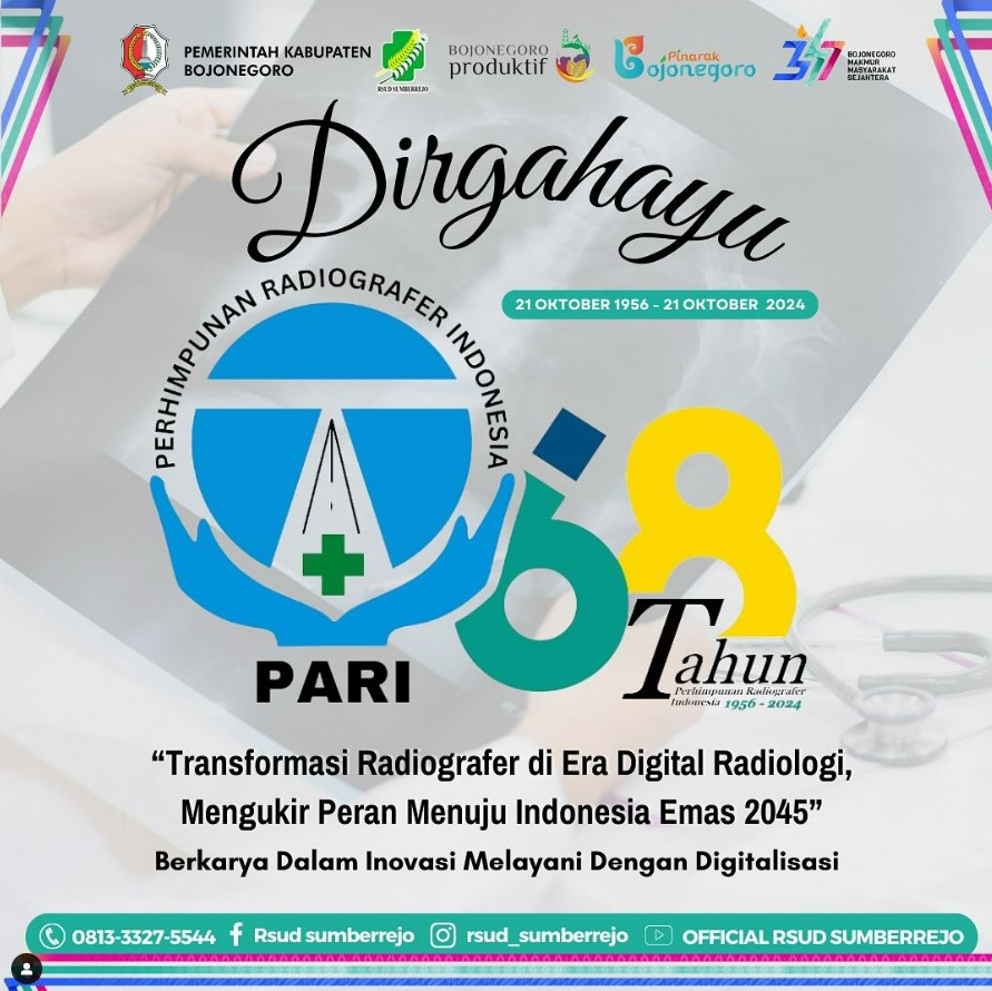 Dirgahayu Perhimpunan Radiografer Indonesia (PARI) ke-68