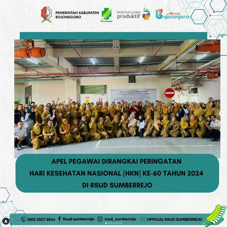 Kegiatan Apel Pagi dirangkai peringatan Hari Kesehatan Nasional (HKN)