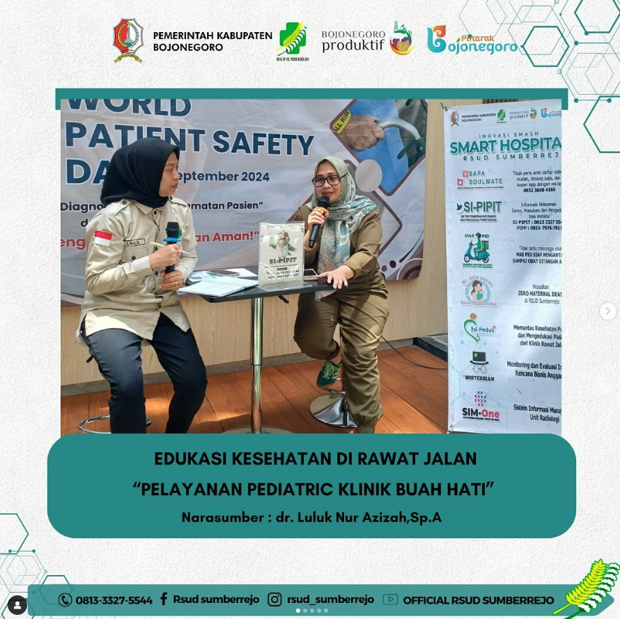 EDUKASI KESEHATA DI RAWAT JALAN "PELAYANAN PEDIATRIC KLINIK BUAH HATI"