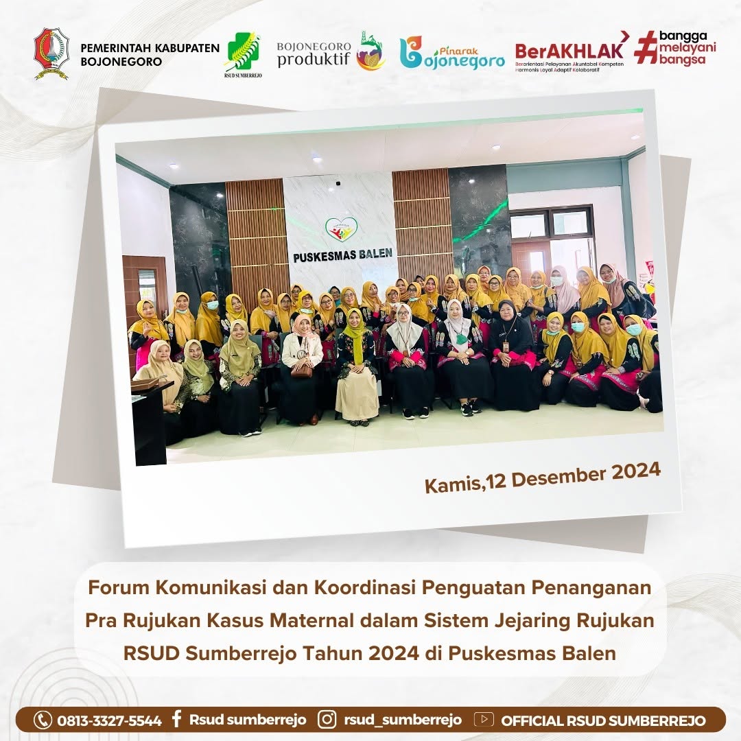 Forum Komunikasi di Puskesmas Balen ( Kasus Maternal )