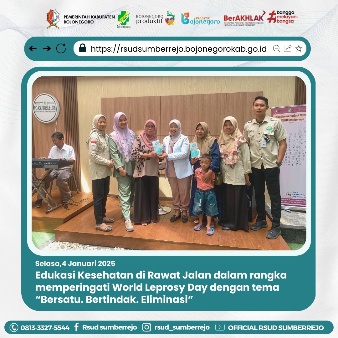 Edukasi Kesehatan di Rawat Jalan dalam rangka memperingati World Leprosy Day